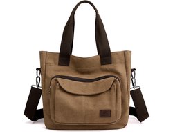 Top 10 Handtassen, Schoudertassen en Crossbodytassen 2026: Vintage Canvas Tote Bag Handtas Schoudertas Crossbody