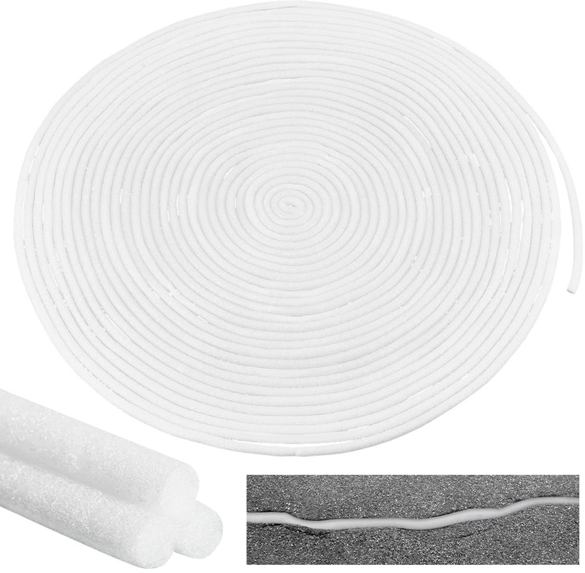 Dailygoods - 15 m x 6,5 mm Scheurvulschuim voor Betonverzegeling