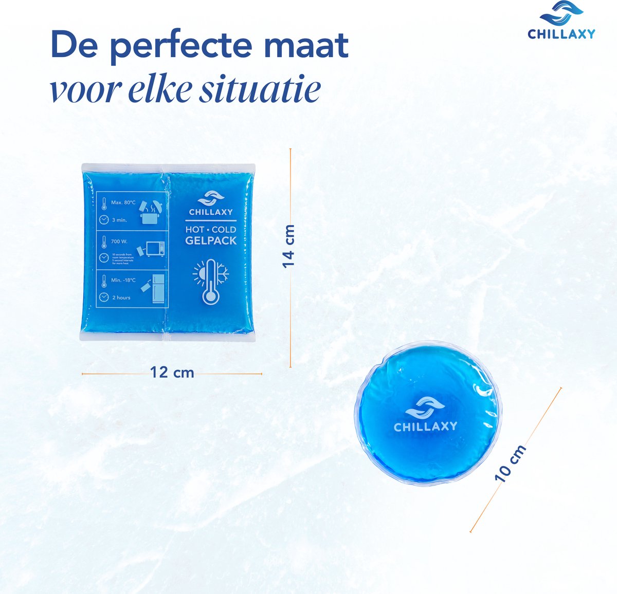 Chillaxy Coldpack – Icepack – Set van 4 Coolpack - IJspack, Gelpack – Koud Compress Herbruikbaar — cadeau in Cadeau-ideeën - foto 2