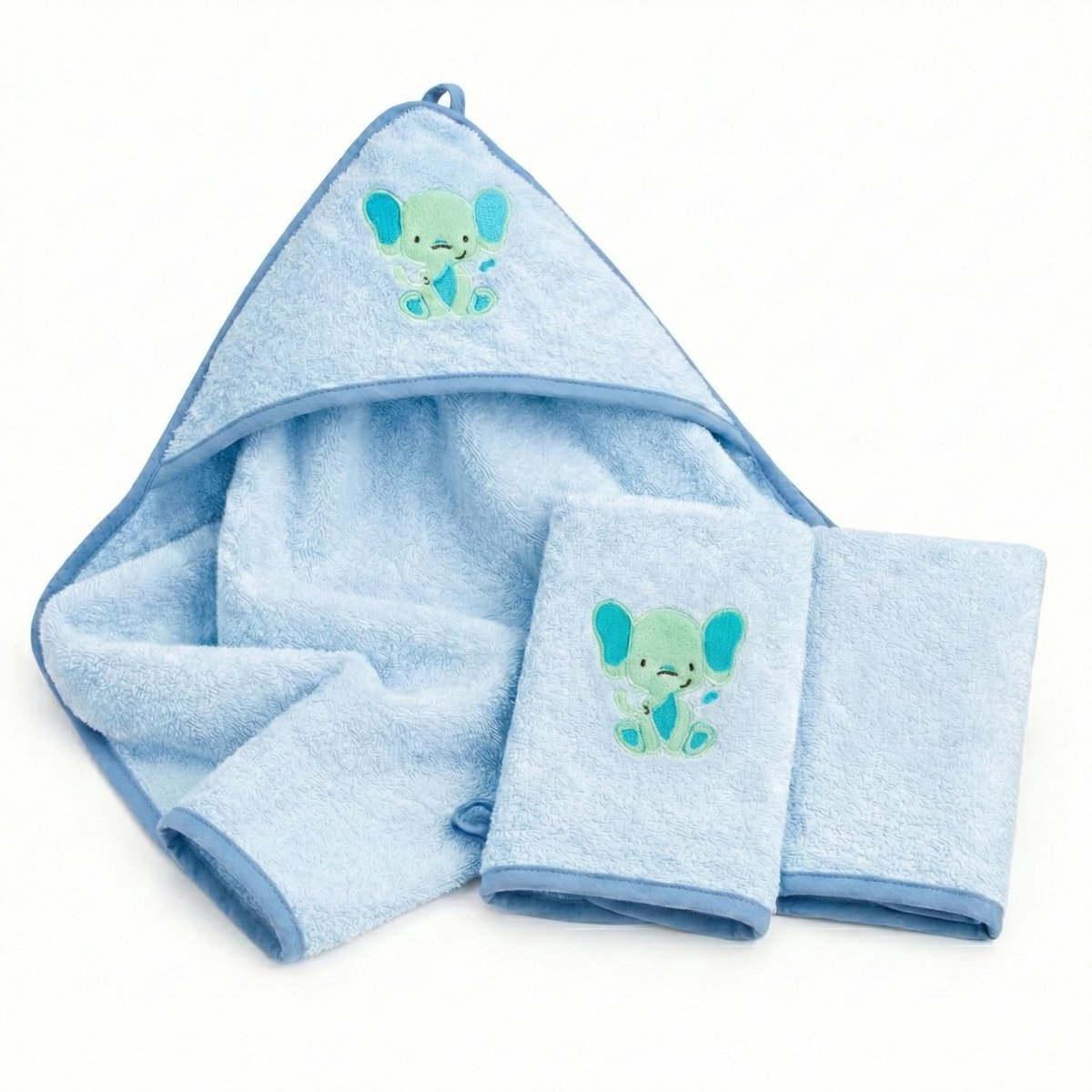 Dailygoods- Capuchonhanddoek - Set van 2 Washandjes - OEKO-TEX Gecertificeerd - Zachte Badstof - Ideaal voor Baby-uitzet - 80 x 80 cm - Babyhanddoek