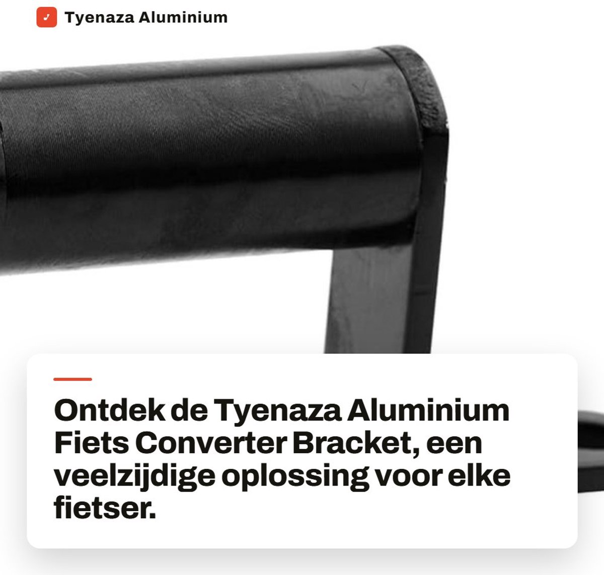 Dailygoods- Fietshouder - Aluminium Beugel - Antivibratie - Geschikt voor Fiets - Multifunctioneel - Duurzaam Materiaal