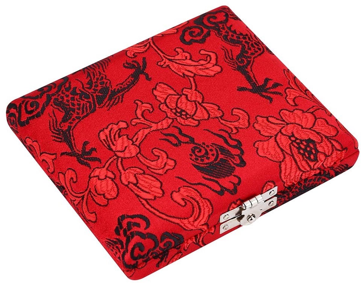 Dailygoods- Bladerendoos Houten - Beschermhoes voor Hobo/Klarinet/Saxofoon - Stevig/Duurzaam - Sleufontwerp met Zachte Stof - Ademend en Lichtgewicht - Compact Formaat - Rietdoos