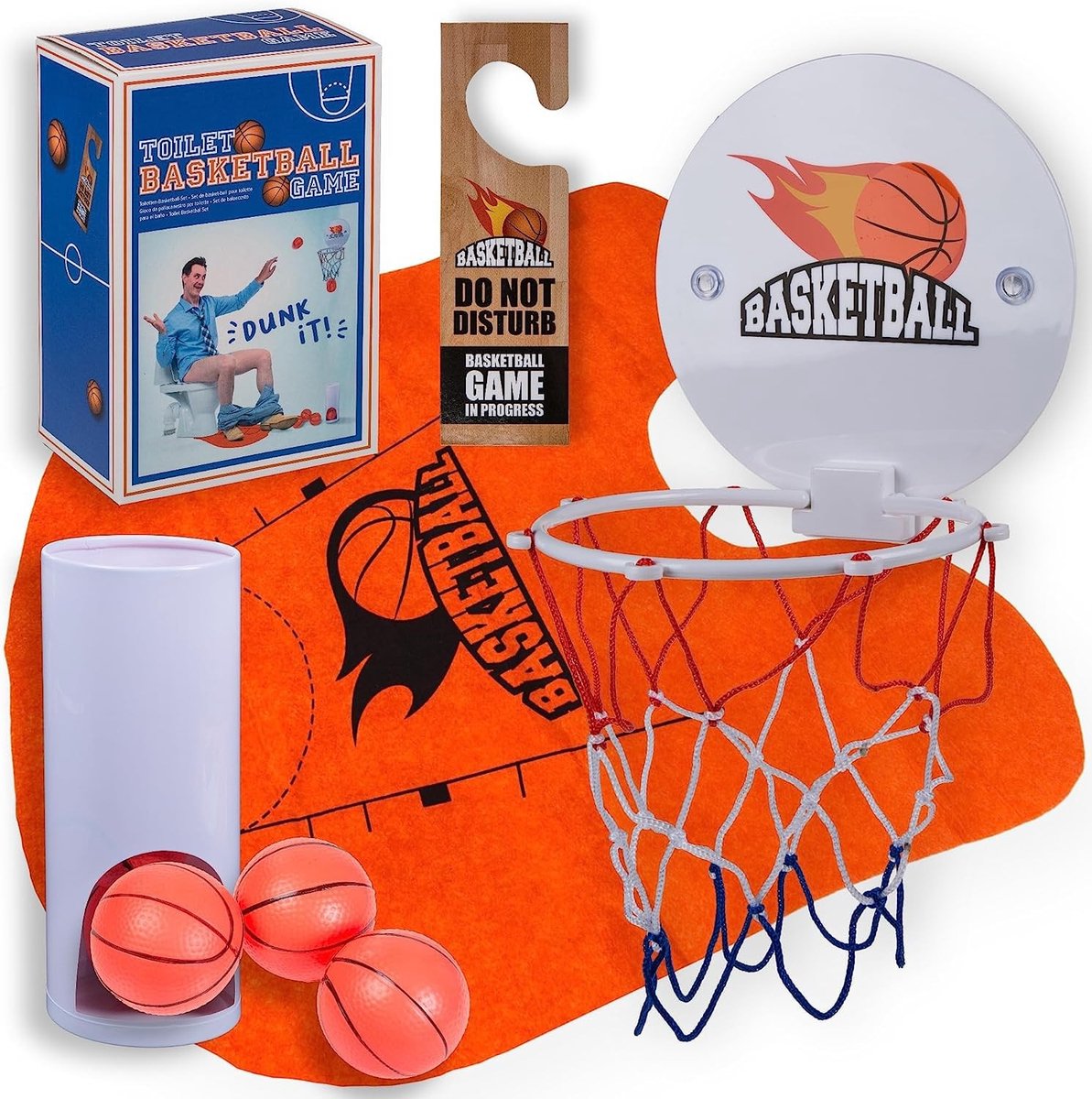 Dailygoods- Toiletspel - Wc-spel - Badkamerspel - Cadeau voor Mannen - Eenvoudig te Installeren - Gemakkelijk te Reinigen