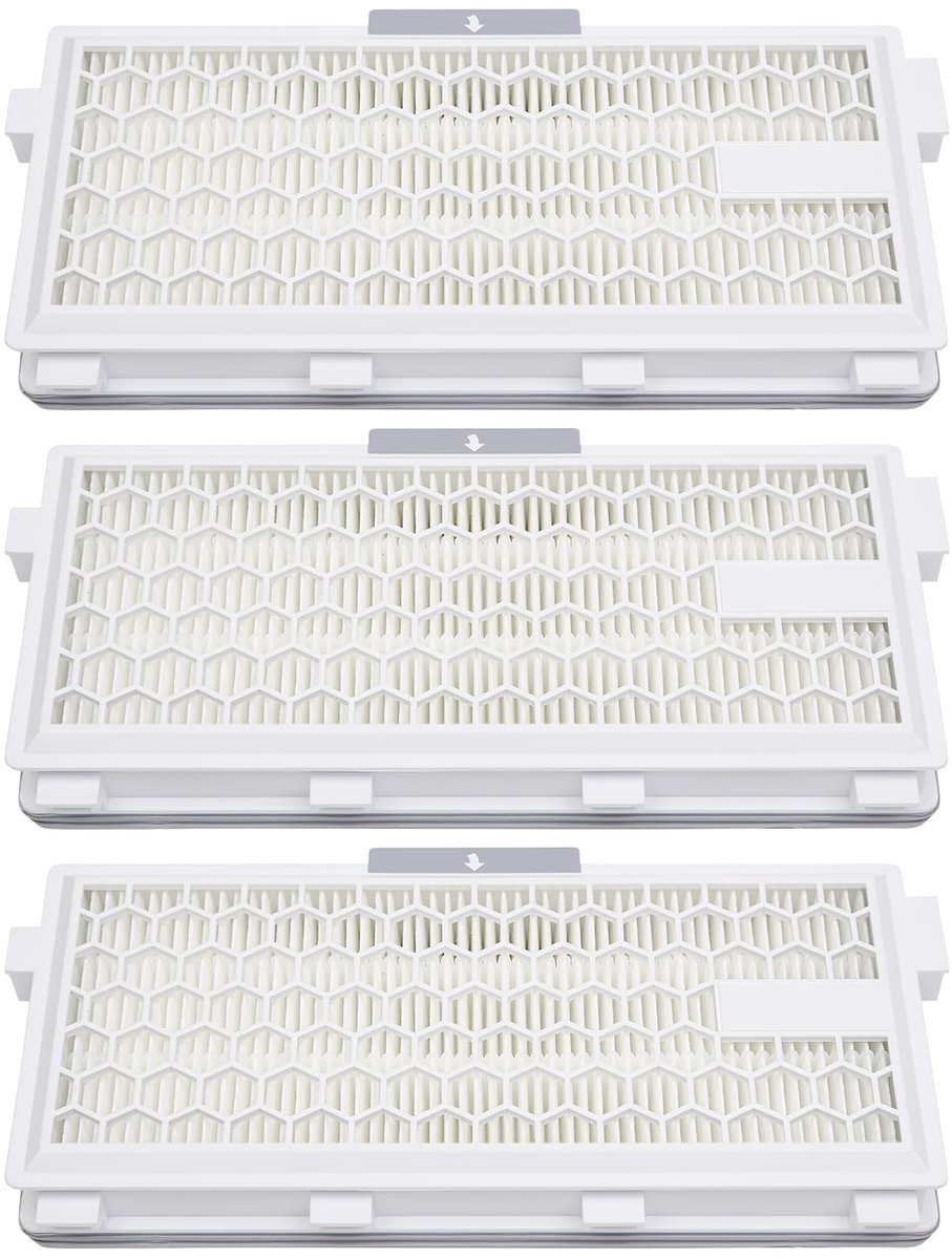 Dailygoods- Stofzuigerfilter HEPA Airclean Plus - 3 Stuks - Compatibel met Miele Compact C1/C2 - Complete C2/C3 - Guard S1/L1/M1 - Voor S4000/S5000/S6000/S8000 Serien - Stofzuigeraccessoire
