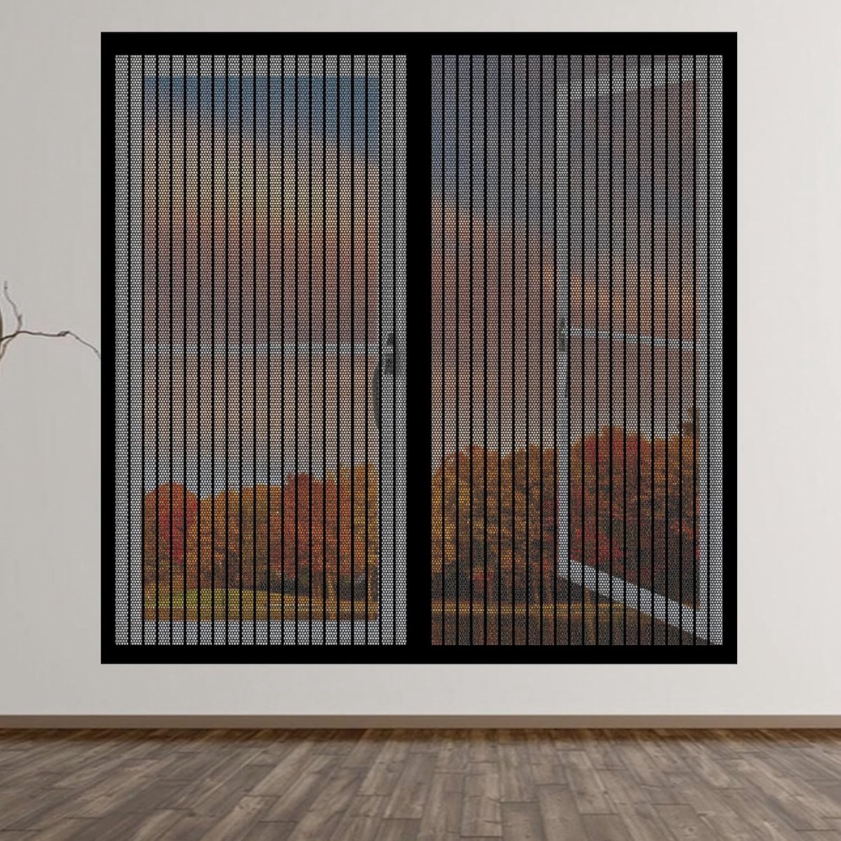 Vliegenhor Voor Ramen - Magnetisch Hor - Insecten Buiten Houden - Zonder Boren - 120 x 105