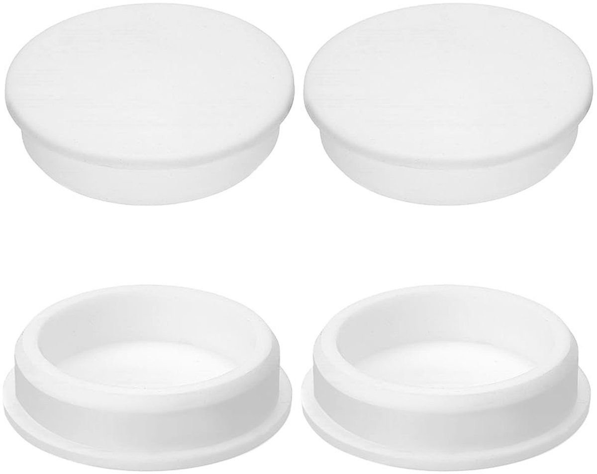 Dailygoods- Siliconen Stekkers 4 Stuks - Waterdichte Covers - Stofdichte Stoppen - Voor Meubelmontage - Voor Auto Bedradingsgaten - 71mm Diameter - Rubberstoppen