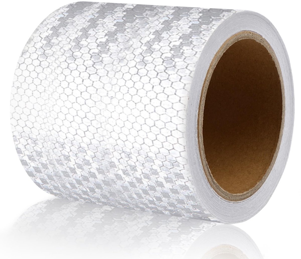 Dailygoods- Plakband Reflecterend - 10 cm x 10 m - Waterdicht - Zelfklevend - Hoge zichtbaarheid - Sterke hechting - Waarschuwingstape