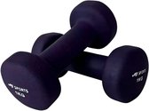 AJ-Sports Dumbell set vinyl - 2 x 1kg - 2 Stuks – Halters met Vinyl Coating – Gewichten voor Fitness, Krachttraining en Thuis Sporten