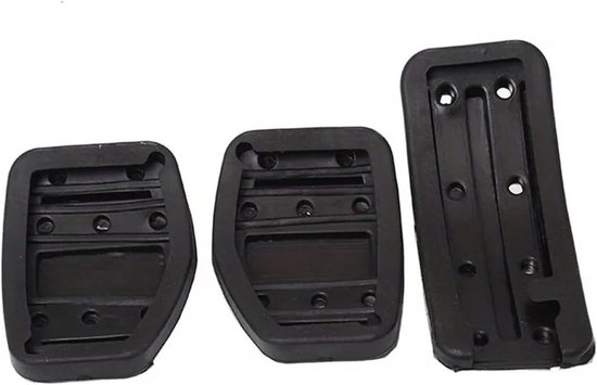 Pedaalhoezen Auto - Pedaal Covers - Rijervaring Verbeteren - Duurzaam Rubber - Set van 3 - Zwart — afbeelding 4