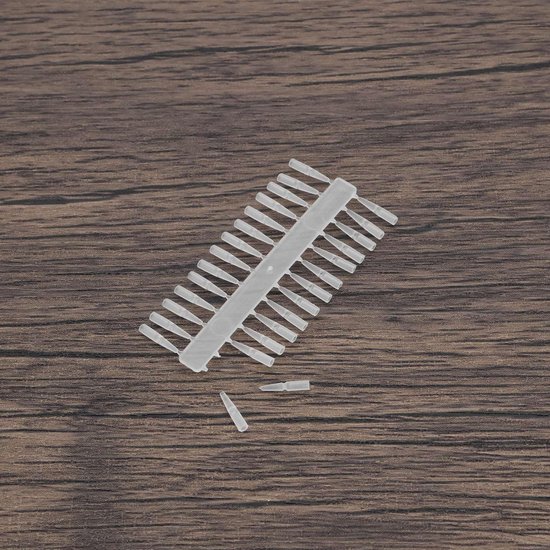 Dailygoods- Visgerei 168 Stuks - Aas Stopper 7mm/9mm - Kunststof - Transparant - Karpervisgerei - Ideaal voor Aas - Aassystemen van Dailygoods — afbeelding 3