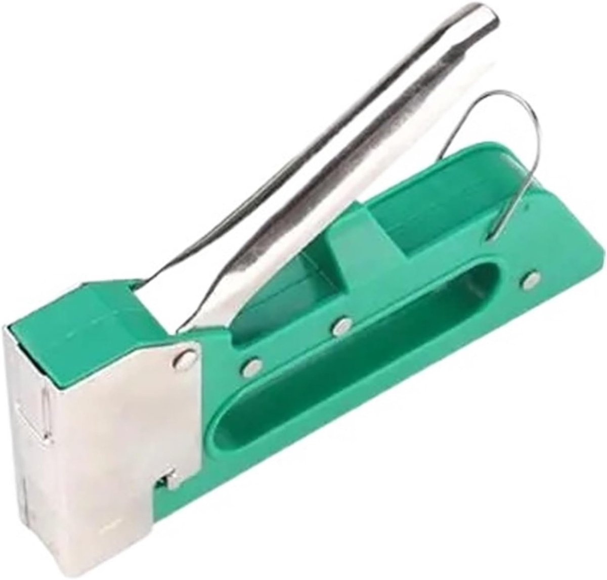 Handspijkerpistool - Nietmachine Tacker - Meubels Stofferen - Quick-Jam-Clear functie - 10x8mm nietjes - Zilverkleurig