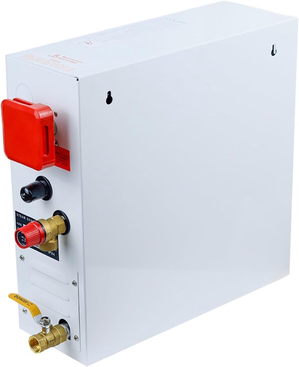 Stoomgenerator - Stoommachine Sauna - Thuis Ontspanning - Digitale Controller - 9m³ Pakket - Zwart