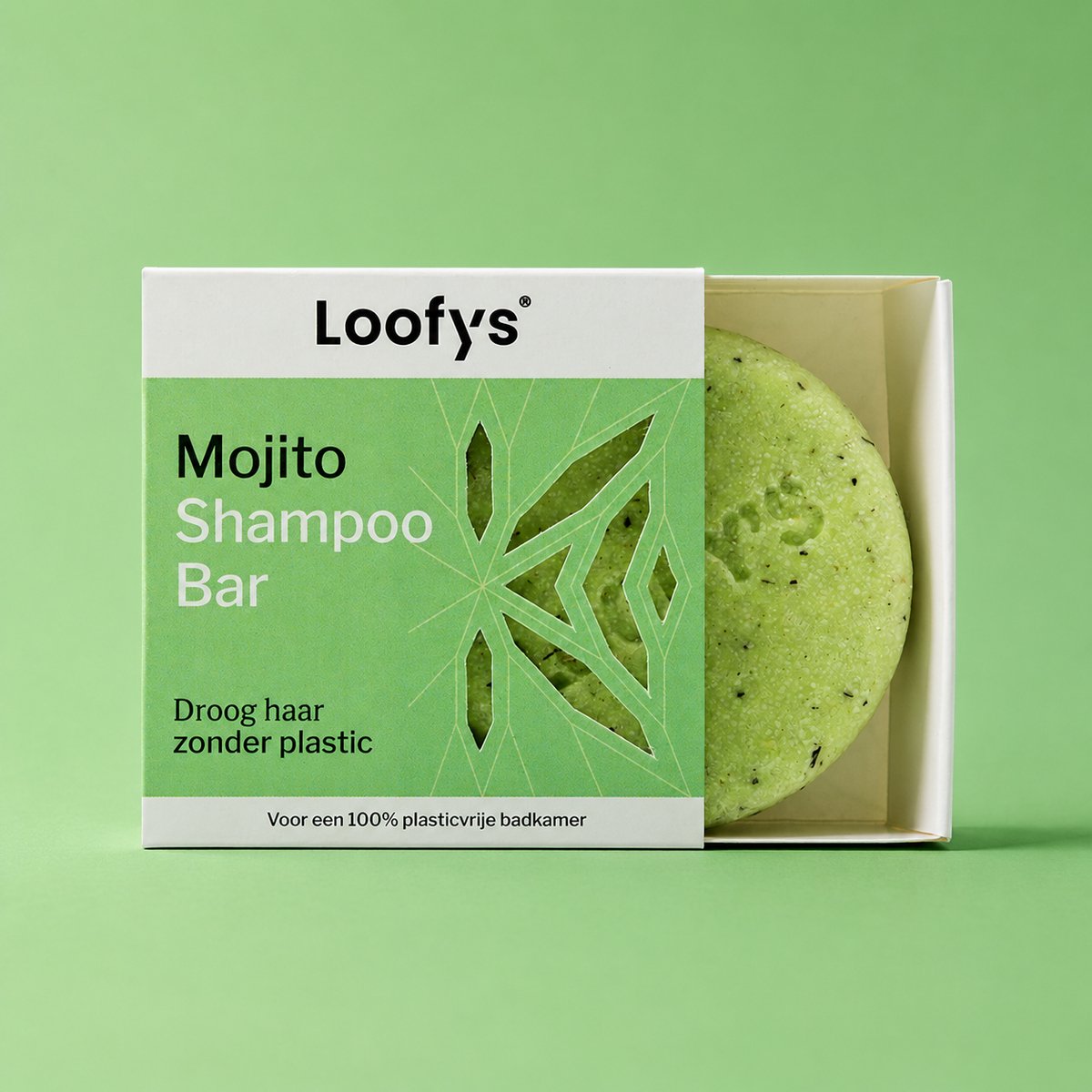 Loofys Shampoo Bar Mojito – Shampoo voor Droog Haar – Zonder Siliconen & Parabenen – 60g