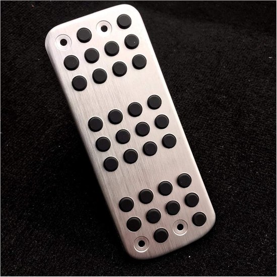 Autopedaal Bekleding - Voetsteun Plaat - Verbeterde Rijcontrole - Antislip Oppervlak - 4 Stuks - Metaal — afbeelding 4