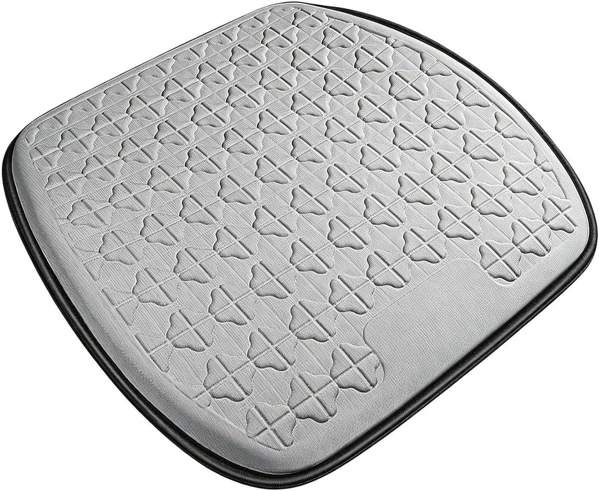 Gel Stoelkussen - Autostoel Kussen - Comfortabel Rijden - Ademende Bescherming - 48x45cm -