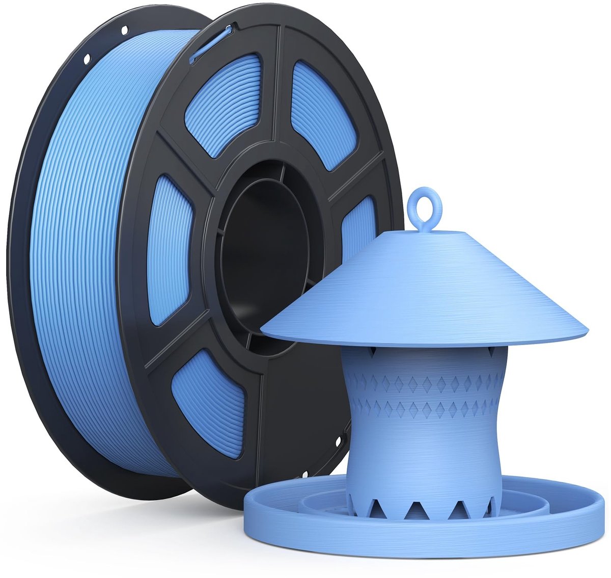 Dailygoods- ASA Filament 1.75mm 1KG - UV-bestendig - Hittebestendig - Schokbestendig - Aquablauw - Maatnauwkeurigheid +/- 0.02 mm - 3d-printfilament