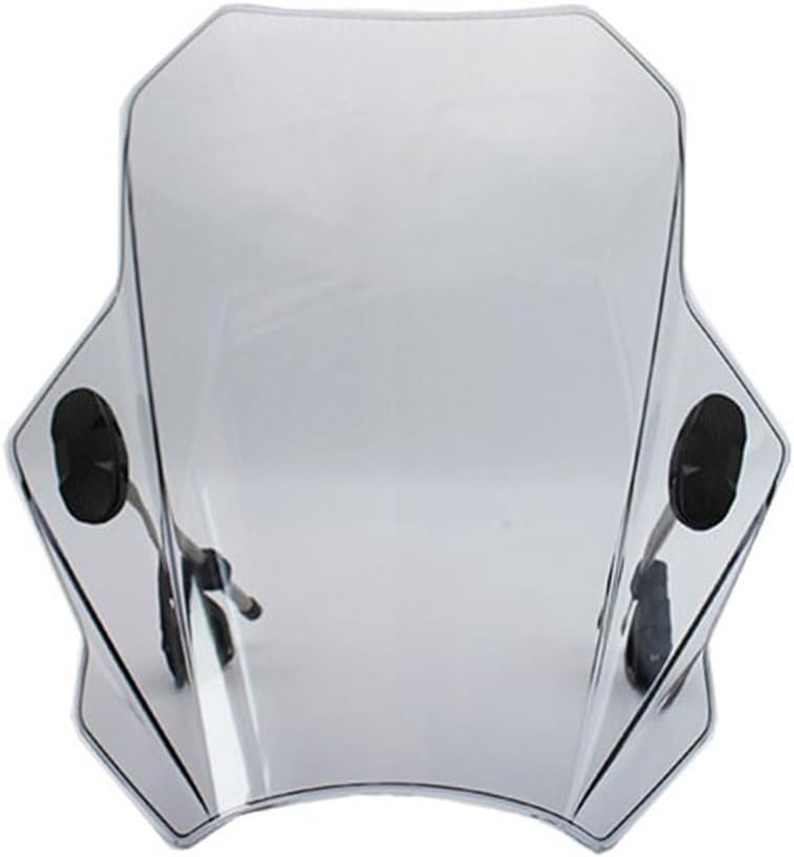 Motor Windscherm - Verstelbare Voorruit - Comfortabel Rijden - Universele Stuurmontage - 1.25 kg - Lichtgrijs