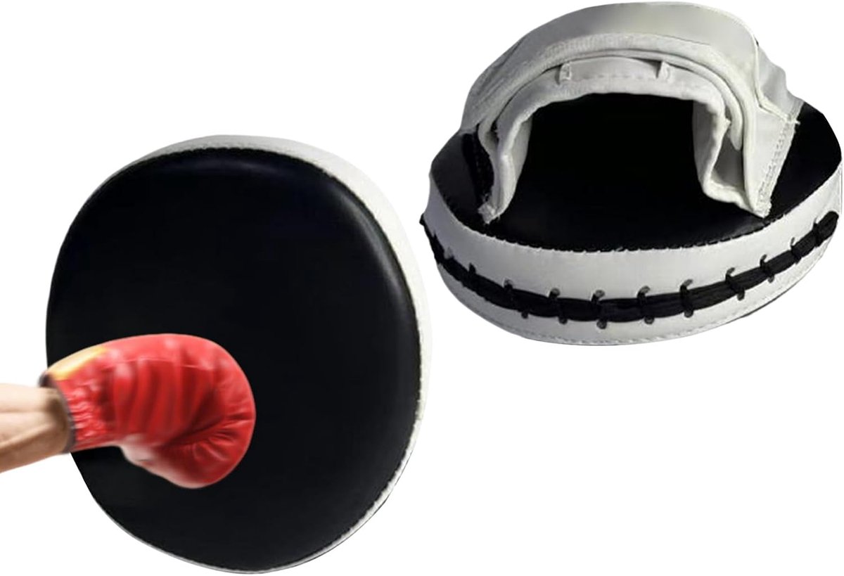 Bokskussens - Trainingswanten - Vechtsport Training - Geavanceerde Schokabsorptie - 20 x 17.5 cm - Zwart