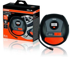 Digitale Bandenpomp - Luchtpomp - Banden Vullen - Automatische Uitschakeling - 12V - Zwart