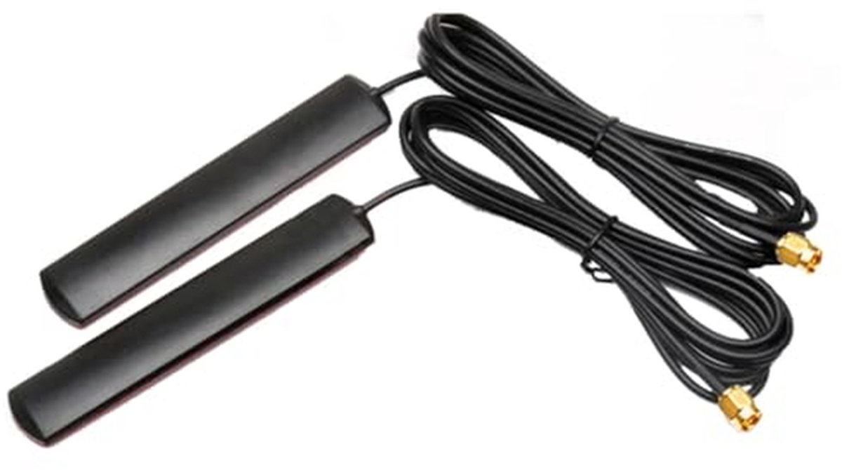 Patch Antenne - Signaal Versterker - Draadloze Data - Hoge Gain 8dBi - 3 Meter Kabel - Zwart