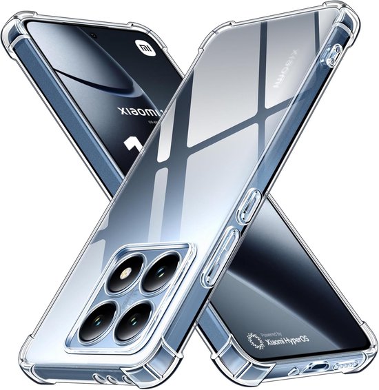 Deux coques de téléphone transparentes pour Xiaomi.
