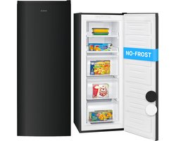 Bomann GS 7343 – Vrijstaande Vriezer – No Frost - 161 liter – Dark Inox – Energieklasse D