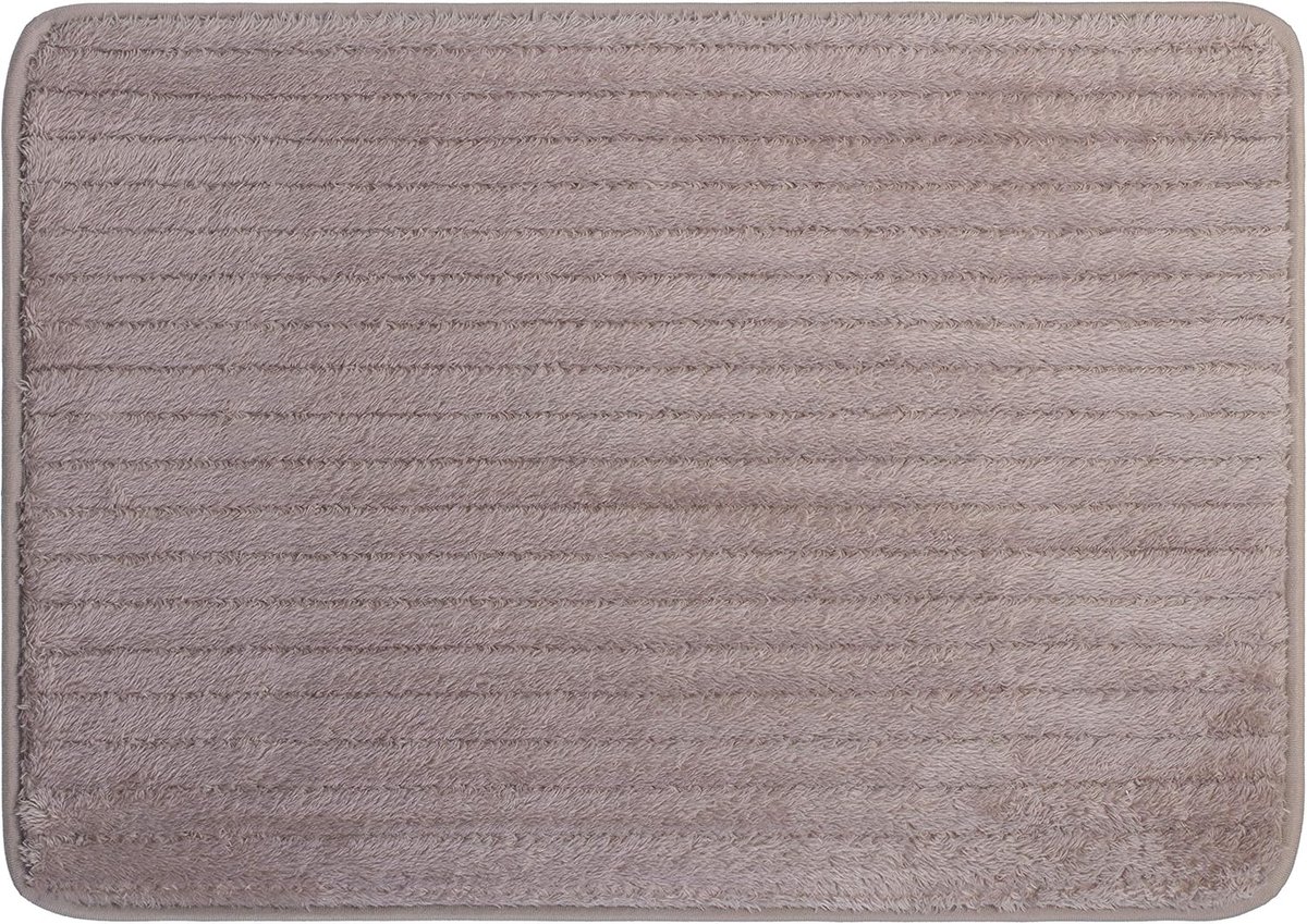 Taupe Microvezel Badmat 50x70 cm | Luxe Douchemat | Waterabsorberend en Stijlvol