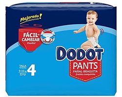 Baby Broekjes - Luierbroekjes - Droog Blijven - 360 Anti-lek - Maat 4 33 Stuks - Wit