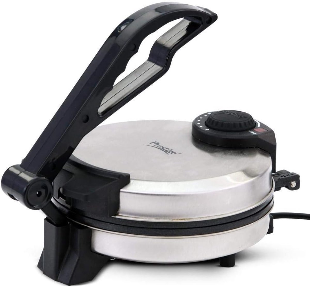Roti Maker - Chapati Maker - Verse Broodjes Maken - Krachtige 900 Watt - 38x25x29 cm - Zilver