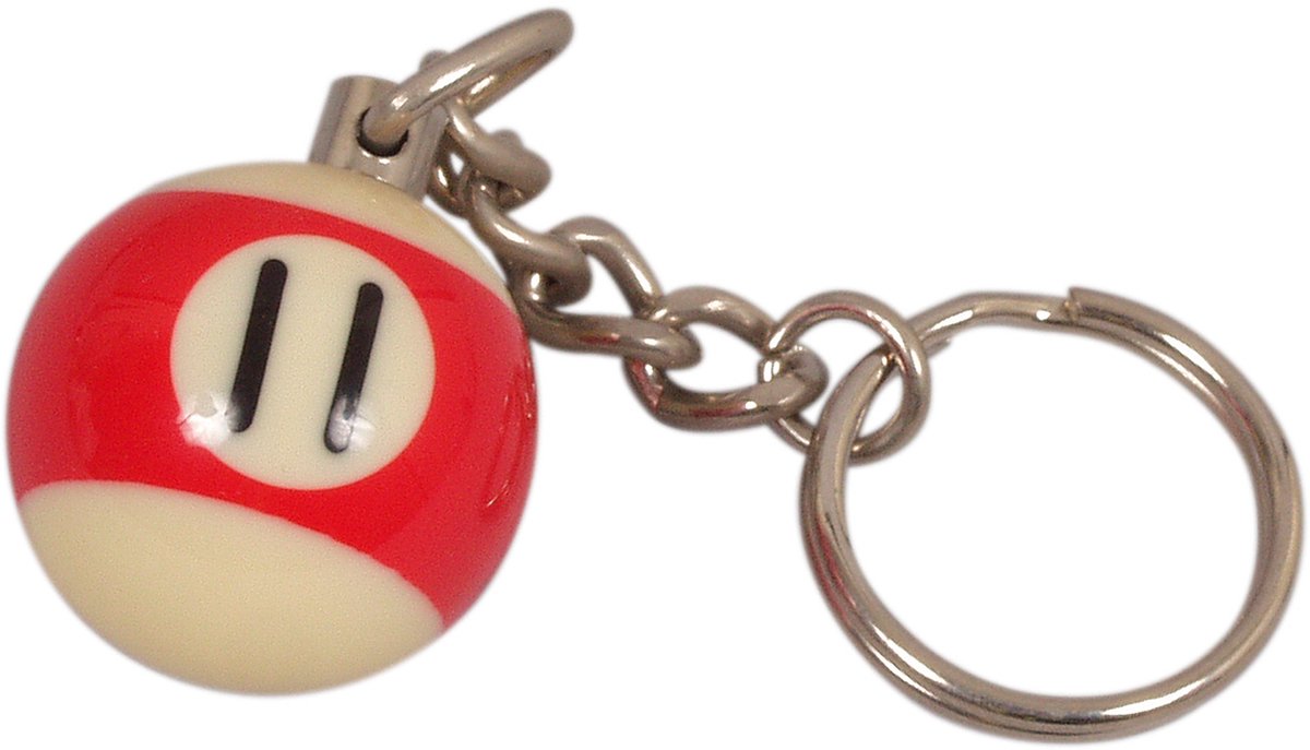 Sleutelhanger poolball 25 mm Nr. 11
