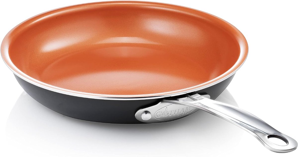 Koekenpan - Koekenpan - Dagelijks Koken - Diamantversterkte Coating - 24 cm - Koper