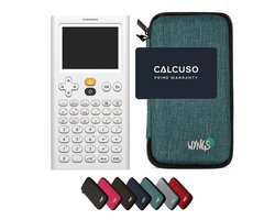 NumWorks incl. WYNGS Beschermhoes Turkoois - Grafische Rekenmachine - Basis Pakket