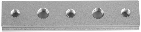 Dailygoods- Verstekrail 100 mm - Aluminium T-sleuf - T-schroefbevestigingssleuf - Geschikt voor T-bouten - Snelspanners - Hoogwaardige kwaliteit - Zaagrail van Dailygoods — afbeelding 3