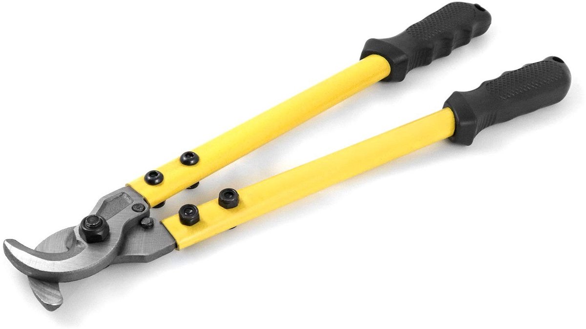 Dailygoods- Kabelknipper 350 mm - Ergonomische Handgreep - Roestvrij Staal - Hittebehandeling - Duurzame Constructie - Robuuste Snijkant - Kabelsnijders