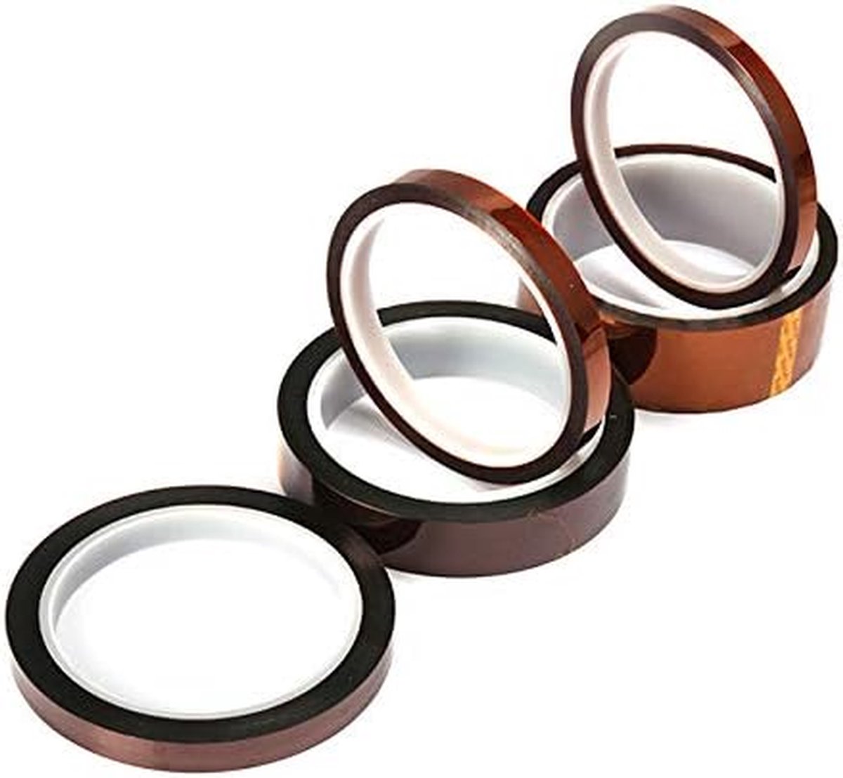 Isolatietape - Elektrische tape - Elektrisch isoleren - Hoge temperatuur bestendig - 33 meter - Koper metallic