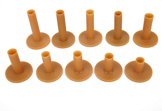 Dailygoods- Golf Tee 10 Stuks - Duurzaam Rubber - Stevige Basis - Flexibel - Golf Accessoire - Trainingshulpmiddel - Golfaccessoire van Dailygoods — afbeelding 2