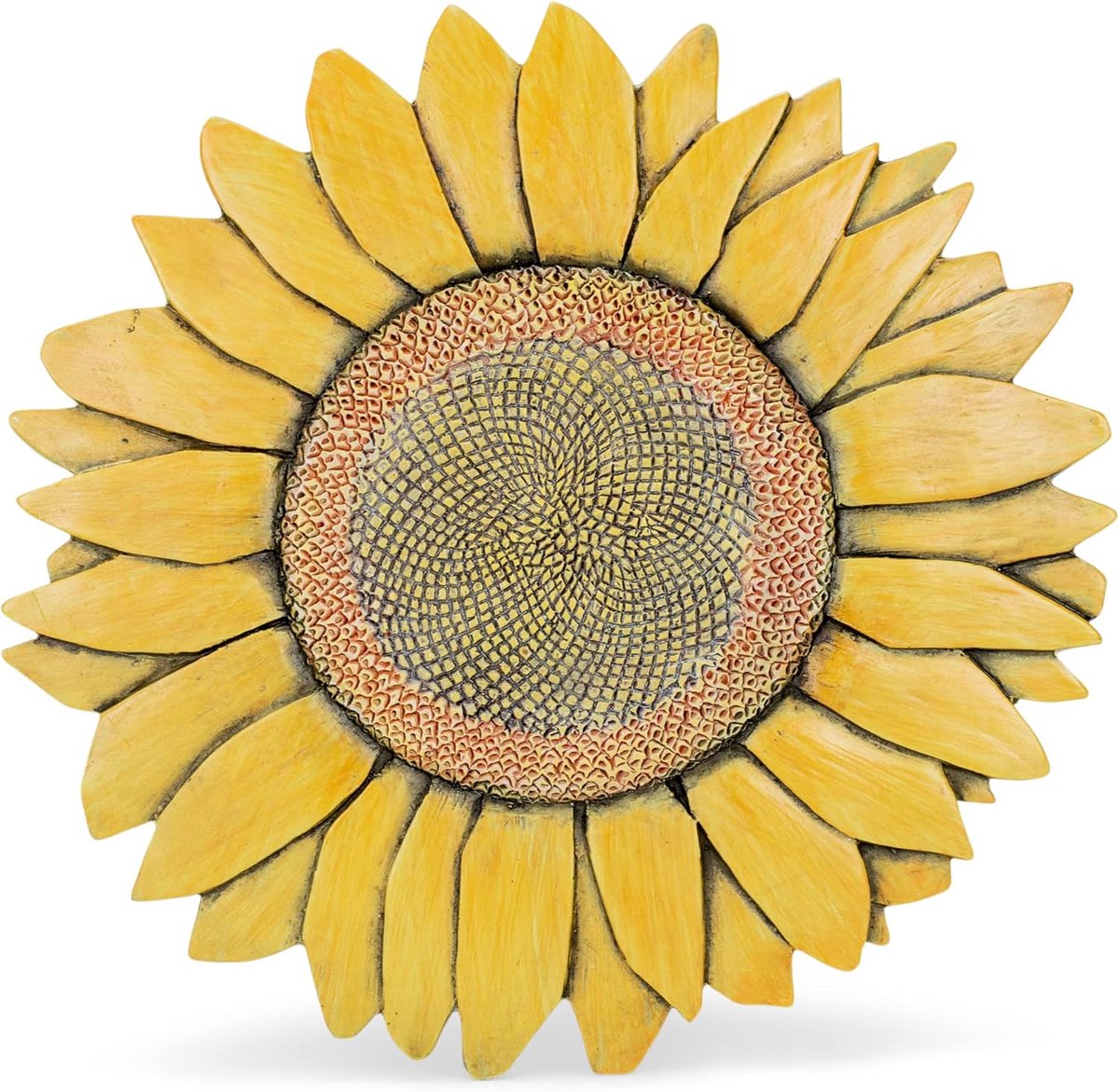 Decoratieve Stepping Stone - Tuin Decoratie - Buiten Decoreren - Zonnebloem Design - 12 Inch - Kleurrijk