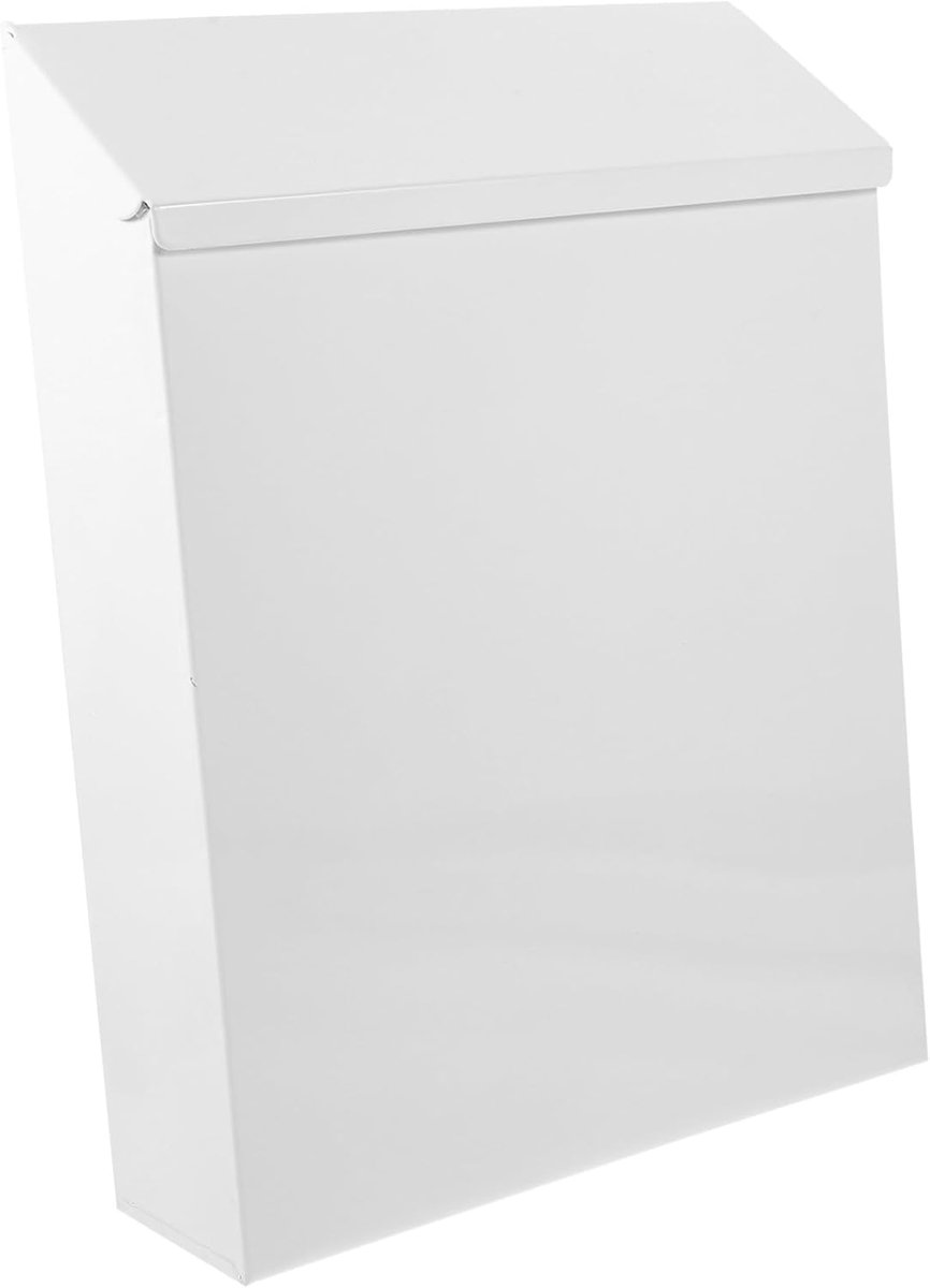 Brievenbus Muurbevestiging - Wand brievenbus - Post Ontvangen - Decoratief Ontwerp - 2960 x 2170 cm - Wit