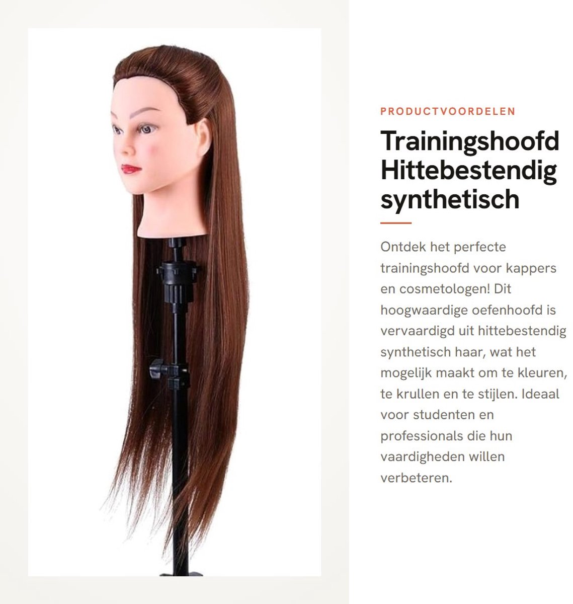 Dailygoods- Trainingshoofd Hoogtemperatuurbestendig - Oefenhoofd