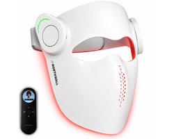 Northwall Gold Series - Draadloos Led Masker Lichttherapie - Uw verbeterde Anti Aging Routine met Lichttechnologie - Huidverjongingsapparaat Gezicht - LED Gezichtsmasker - Rood Licht Therapie - Red Light Therapy Face Mask - Huidverbetering