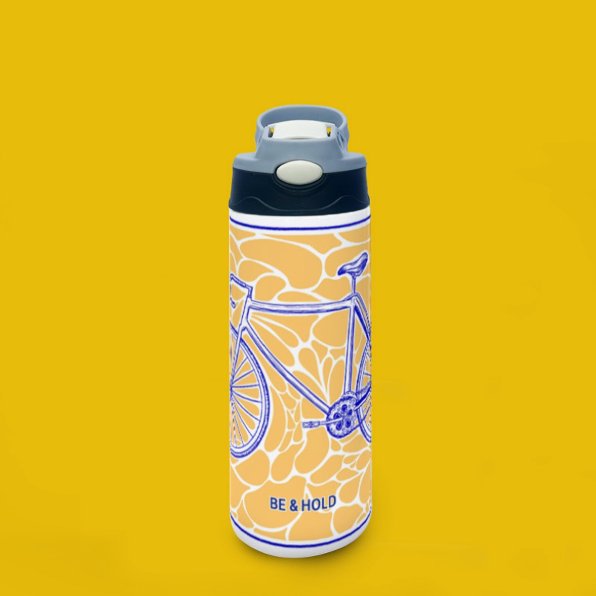 Geïsoleerde thermosfles - bidon - wielrenfiets - 500ml - siliconen drinktuit - warme en koude dranken
