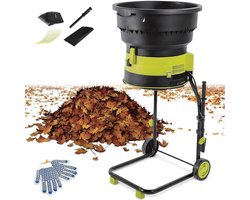 Elektrische Blad Mulcher - Tuinafval Shredder - Tuinonderhoud Vereenvoudigen - Bladloze Technologie - 8000 Tpm - Zwart