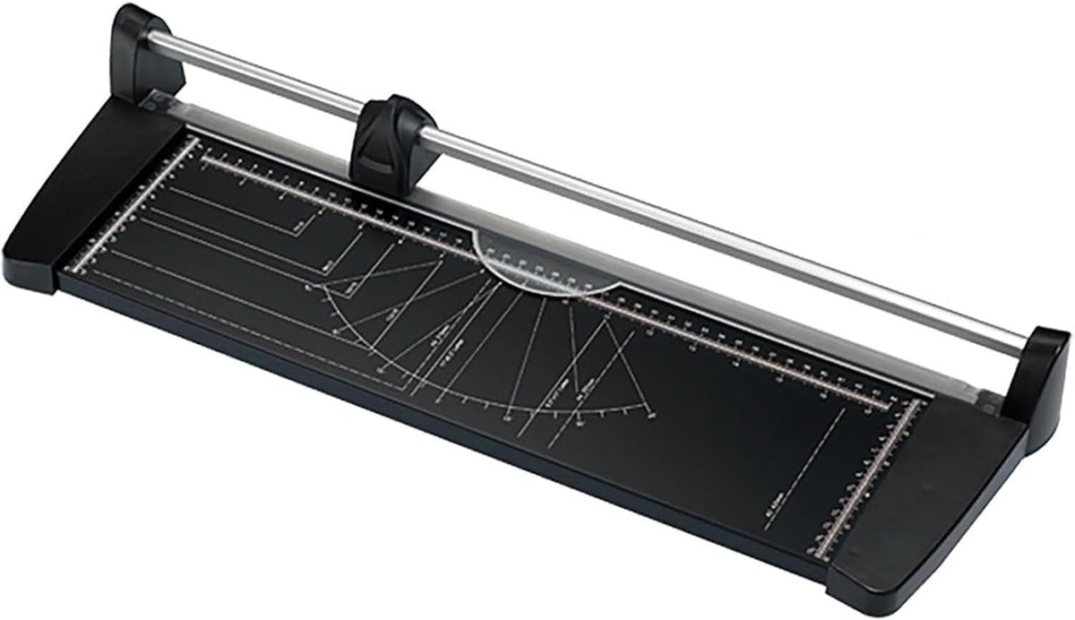 Papiersnijder Guillotine - Schaarmachine Kantoor - Precisie Snijden - Roestvrij Metalen Basis - A3 A2 Formaat - Zilver