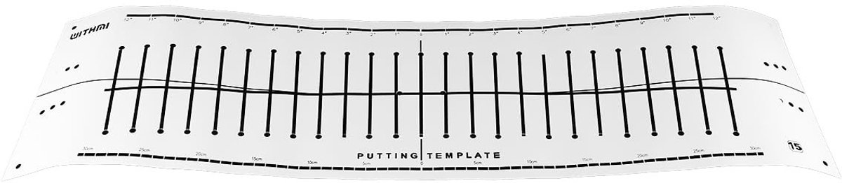 Dailygoods- Putting Mat - Indoor Golf Trainer - Doelinstelling met Gaten - Club Face Feedback - Traject Feedback - Verbeter Nauwkeurigheid