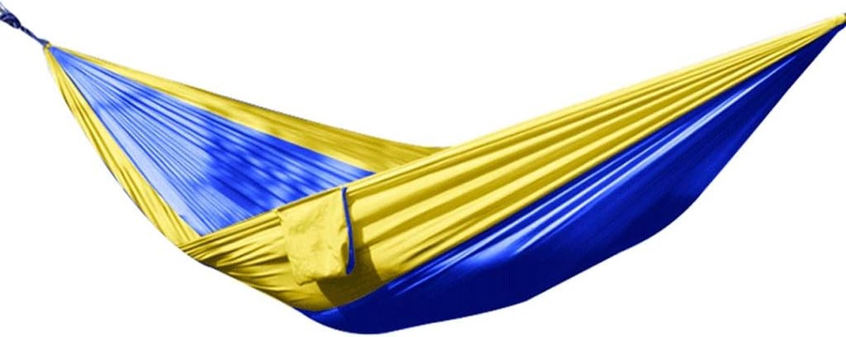 Hangmat - Luie stoel - Buiten ontspannen - Anti-rollover design - 260 x 145cm - Geel