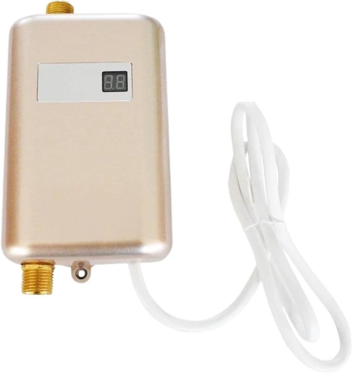 Directe Waterverwarmer - Tankless Heater - Direct Warm Water - LCD Temperatuur Display - 3800W - Wit