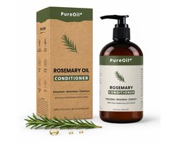PureOil - Rozemarijn Olie Conditioner - 300ml - Haargroei Incl. Biotine - Anti Roos - Haarverzorging - Rosemary Oil - Incl. Ebook