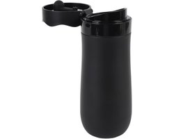 Draagbare Koffiemaker - French Press - Koffie Zetten - Dubbelwandig Geïsoleerd - 320 ml - Zilver