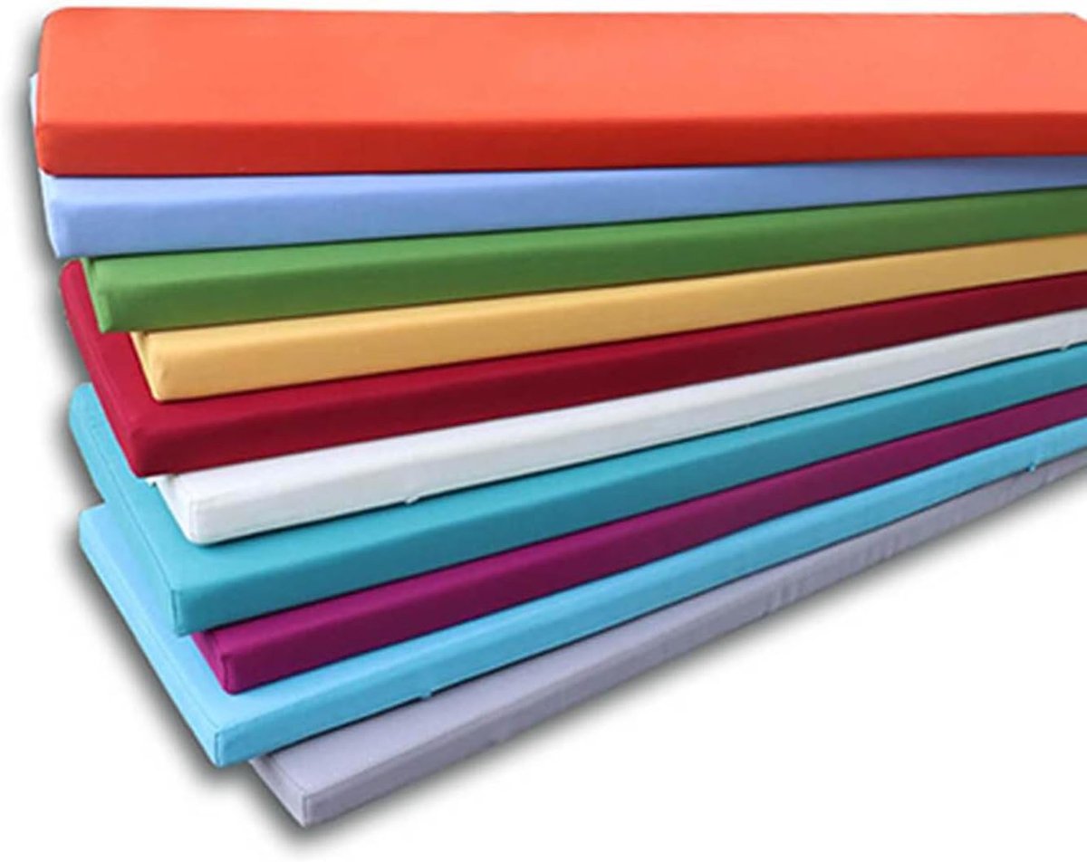 Zitkussen Tuinbank - Buiten Kussen - Comfortabel Zitten - Waterdicht Dik Materiaal - 150 x 45 cm - Grijs