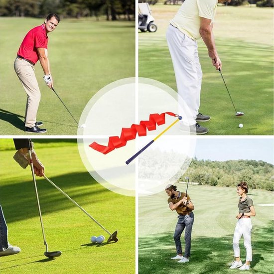 Club Swing Stick - Trainer Ritmestok - Golf Swing Oefenen - Visualiseer Swing Traject - 70 cm - Blauw van Club — afbeelding 4